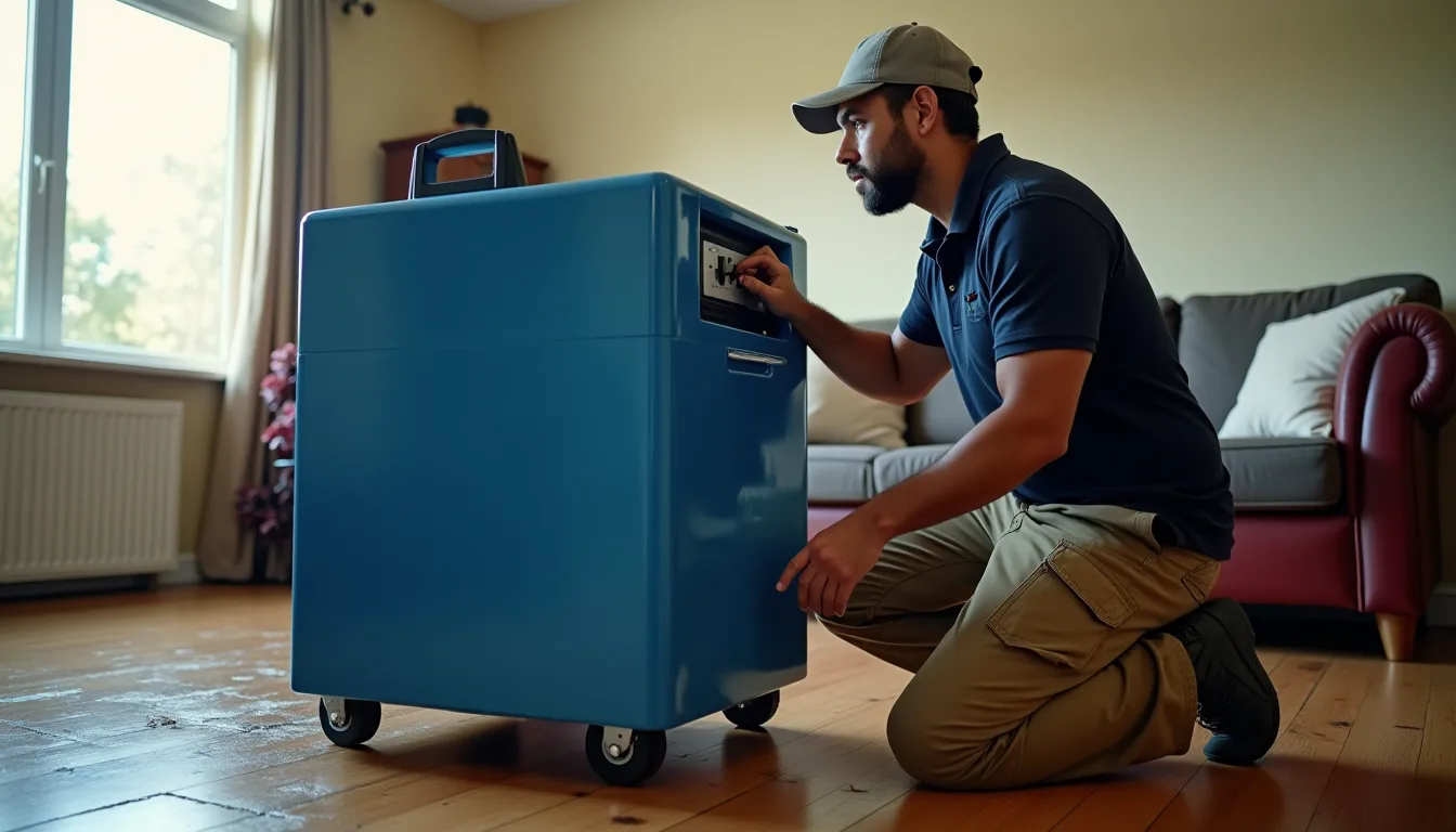 Water damage restoration service